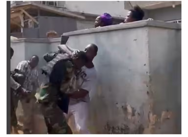Obuasi East: Two military officers attacked by NDC Communication officer [VIDEO]