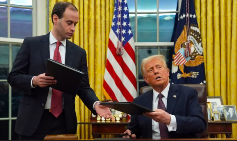 Trump first day in Office