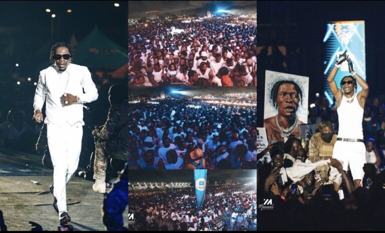 Unstoppable Shatta Wale turns independence square into a sea of fans