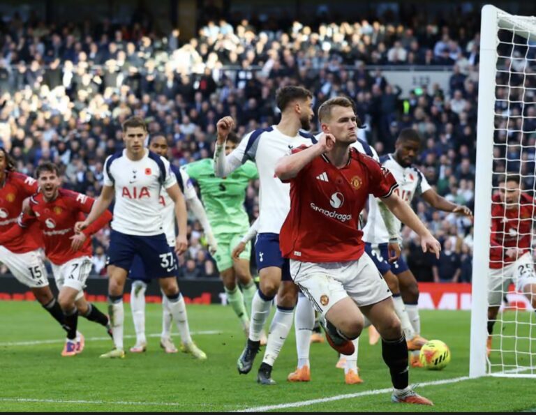 Premier League: Spurs 2-2 Manchester United