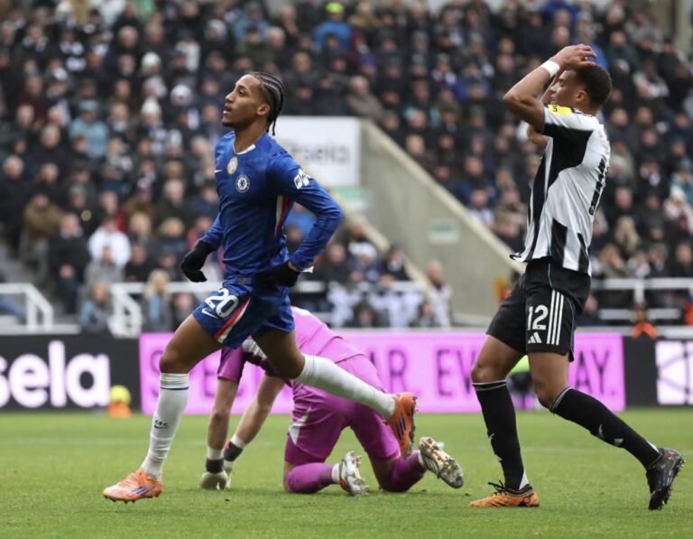 Premier League:Chelsea 2-2 Newcastle