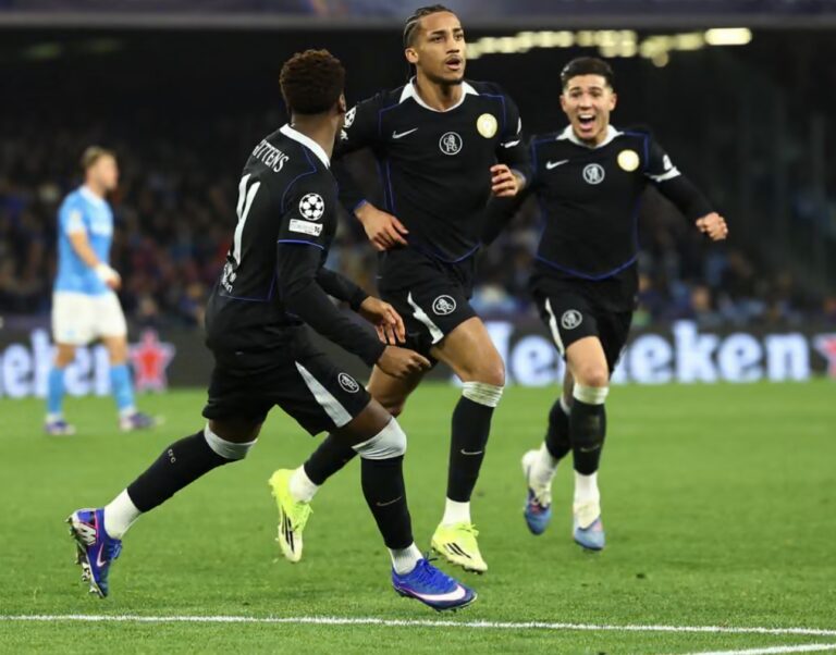 Champions League:Napoli 2-3 Chelsea
