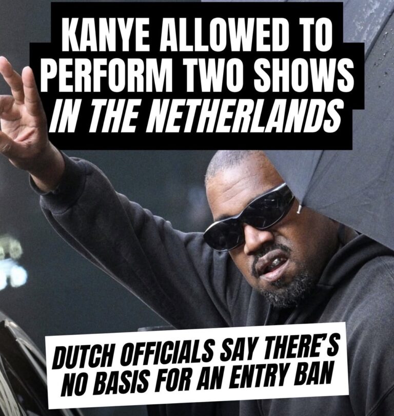 No Ban for Kanye West: Rap Star Cleared to Perform Two Shows in Netherlands