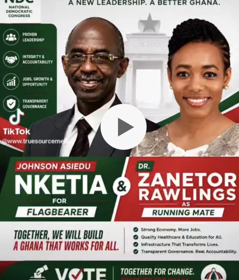 Asiedu Nketia Reportedly Picks Dr. Zanetor Rawlings as Running Mate Ahead of NDC Presidential Race