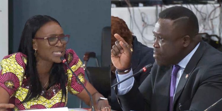 “You’re being unruly”: Sam George, Abena Osei-Asare clash at PAC over MTN services